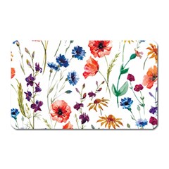 Rainbow flowers Magnet (Rectangular)