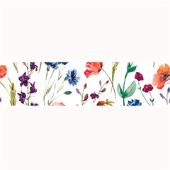 Rainbow flowers Large Bar Mats