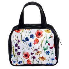 Rainbow flowers Classic Handbag (Two Sides)