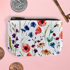 Rainbow flowers Mini Coin Purse