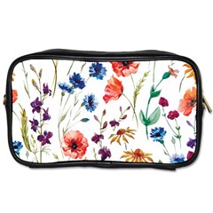 Rainbow flowers Toiletries Bag (One Side)