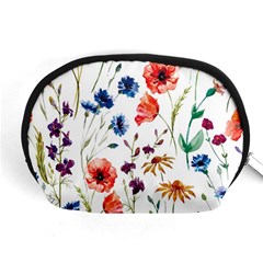 Rainbow flowers Accessory Pouch (Medium)