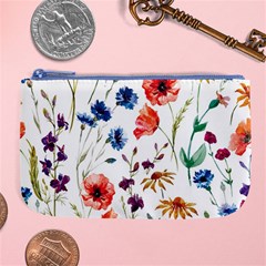 Rainbow flowers Large Coin Purse