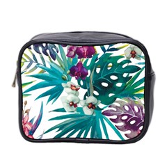 Monstera flowers Mini Toiletries Bag (Two Sides)