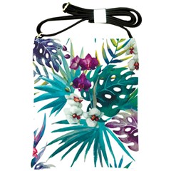 Monstera flowers Shoulder Sling Bag