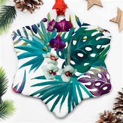 Monstera flowers Ornament (Snowflake)