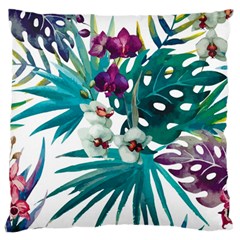 Monstera flowers Large Cushion Case (Two Sides)