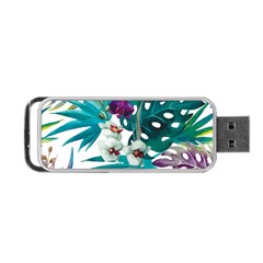 Monstera flowers Portable USB Flash (Two Sides)