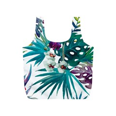 Monstera flowers Full Print Recycle Bag (S)