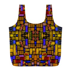 Ml 103 2 Full Print Recycle Bag (l) by ArtworkByPatrick