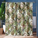 Romantic Beige Flowers Shower Curtain 60  x 72  (Medium)  60 x72  Curtain