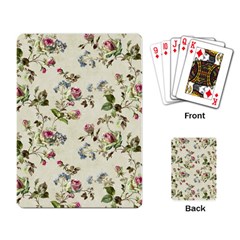 Vintage Roses Playing Cards Single Design by retrotoomoderndesigns