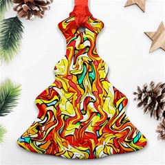 Ml 107 Christmas Tree Ornament (two Sides) by ArtworkByPatrick