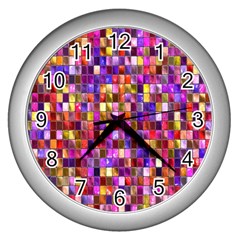 Ml 108 Wall Clock (silver) by ArtworkByPatrick