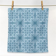 Ornamental Blue Face Towel by snowwhitegirl