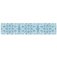 Ornamental Blue Small Flano Scarf by snowwhitegirl