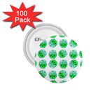 Kawaii Lime Jam Jar Pattern 1.75  Buttons (100 pack)  Front