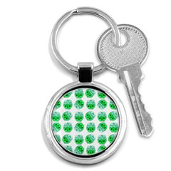 Kawaii Lime Jam Jar Pattern Key Chains (round)  by snowwhitegirl