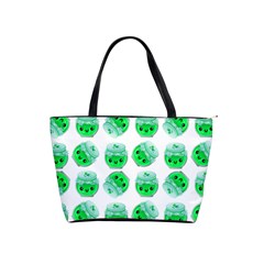 Kawaii Lime Jam Jar Pattern Classic Shoulder Handbag by snowwhitegirl