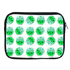 Kawaii Lime Jam Jar Pattern Apple Ipad 2/3/4 Zipper Cases by snowwhitegirl