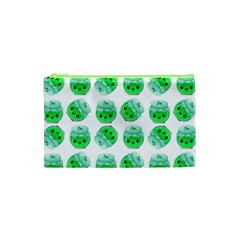 Kawaii Lime Jam Jar Pattern Cosmetic Bag (xs) by snowwhitegirl