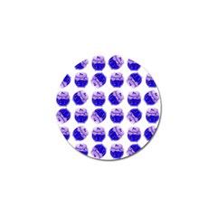 Kawaii Blueberry Jam Jar Pattern Golf Ball Marker