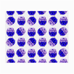 Kawaii Blueberry Jam Jar Pattern Small Glasses Cloth (2-Side)