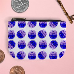 Kawaii Blueberry Jam Jar Pattern Mini Coin Purse by snowwhitegirl