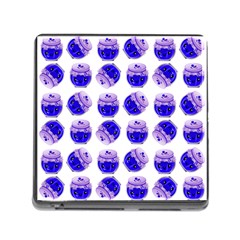 Kawaii Blueberry Jam Jar Pattern Memory Card Reader (Square 5 Slot)