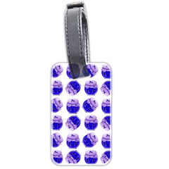 Kawaii Blueberry Jam Jar Pattern Luggage Tags (Two Sides)