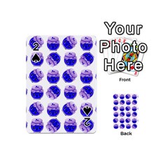 Kawaii Blueberry Jam Jar Pattern Playing Cards 54 (Mini)