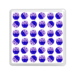 Kawaii Blueberry Jam Jar Pattern Memory Card Reader (Square)