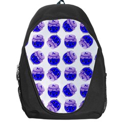 Kawaii Blueberry Jam Jar Pattern Backpack Bag