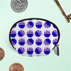 Kawaii Blueberry Jam Jar Pattern Accessory Pouch (small) by snowwhitegirl