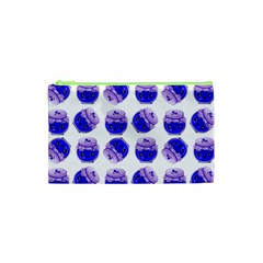 Kawaii Blueberry Jam Jar Pattern Cosmetic Bag (xs) by snowwhitegirl