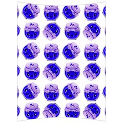 Kawaii Blueberry Jam Jar Pattern Back Support Cushion