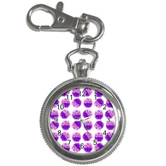 Kawaii Grape Jam Jar Pattern Key Chain Watches by snowwhitegirl