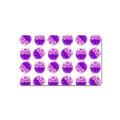 Kawaii Grape Jam Jar Pattern Magnet (name Card) by snowwhitegirl