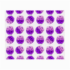 Kawaii Grape Jam Jar Pattern Small Glasses Cloth by snowwhitegirl