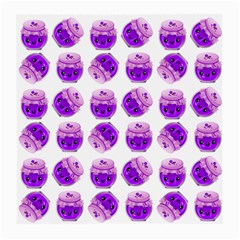 Kawaii Grape Jam Jar Pattern Medium Glasses Cloth by snowwhitegirl