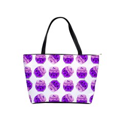 Kawaii Grape Jam Jar Pattern Classic Shoulder Handbag by snowwhitegirl