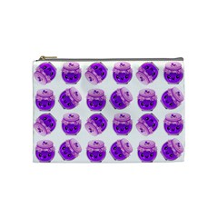 Kawaii Grape Jam Jar Pattern Cosmetic Bag (medium) by snowwhitegirl