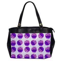 Kawaii Grape Jam Jar Pattern Oversize Office Handbag by snowwhitegirl