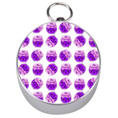 Kawaii Grape Jam Jar Pattern Silver Compasses by snowwhitegirl