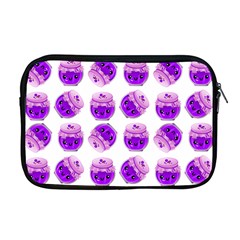 Kawaii Grape Jam Jar Pattern Apple Macbook Pro 17  Zipper Case by snowwhitegirl