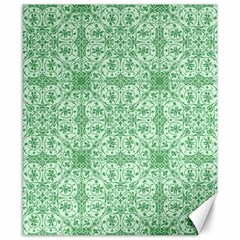 Ornamental Green Canvas 8  X 10  by snowwhitegirl