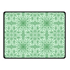 Ornamental Green Fleece Blanket (small) by snowwhitegirl