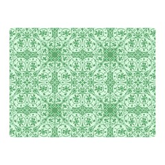 Ornamental Green Double Sided Flano Blanket (mini)  by snowwhitegirl