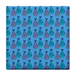 Pears Aqua Tile Coasters by snowwhitegirl