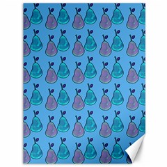 Pears Aqua Canvas 36  X 48  by snowwhitegirl